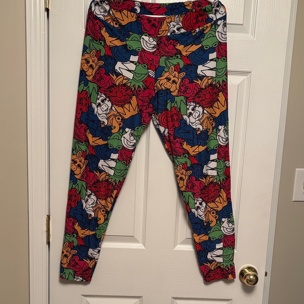 Disney Parks Colorful The Muppets Character Leggings